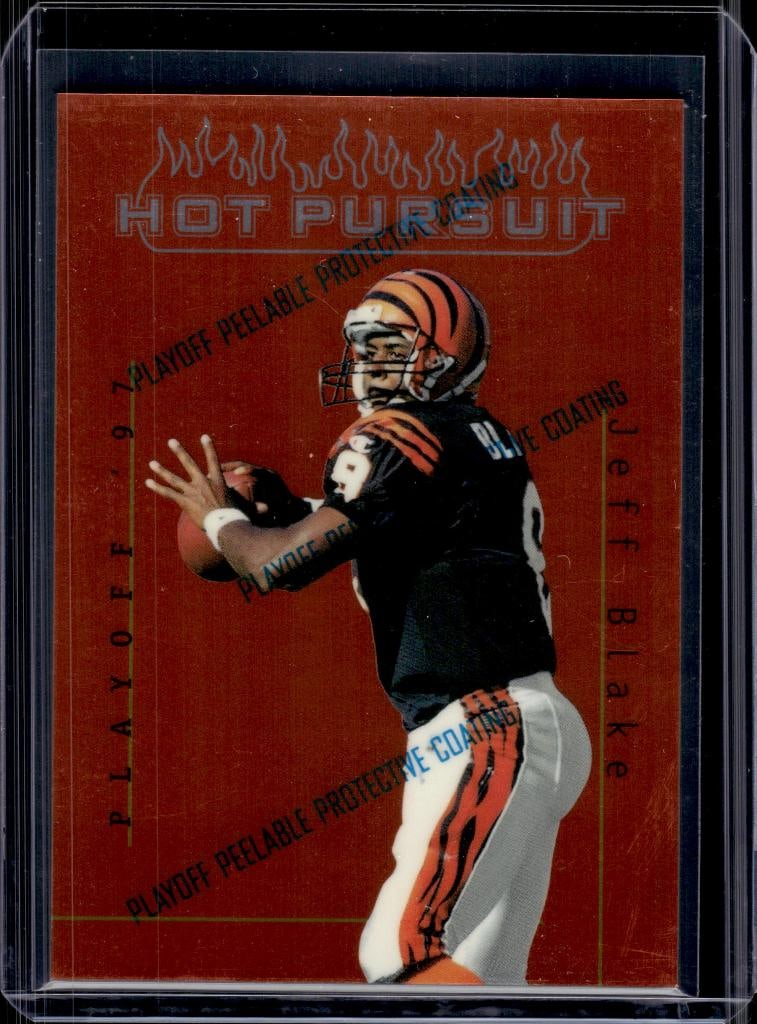 JEFF BLAKE 1997 CONTENDERS HOT PURSUIT INSERT: NEAR MINT OR BETTER CONDITION
