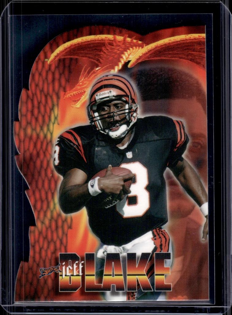 JEFF BLAKE 1997 COLLECTORS EDGE EXCALIBUR OVER LORDS INSERT: 577/750. NEAR MINT OR BETTER CONDITION