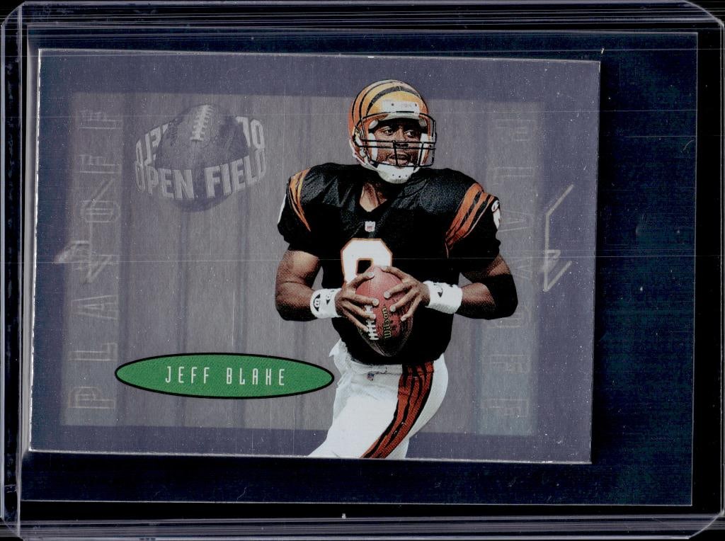 JEFF BLAKE 1996 PLAYOFF OPEN FIELD HOLO INSERT: NEAR MINT OR BETTER CONDITION