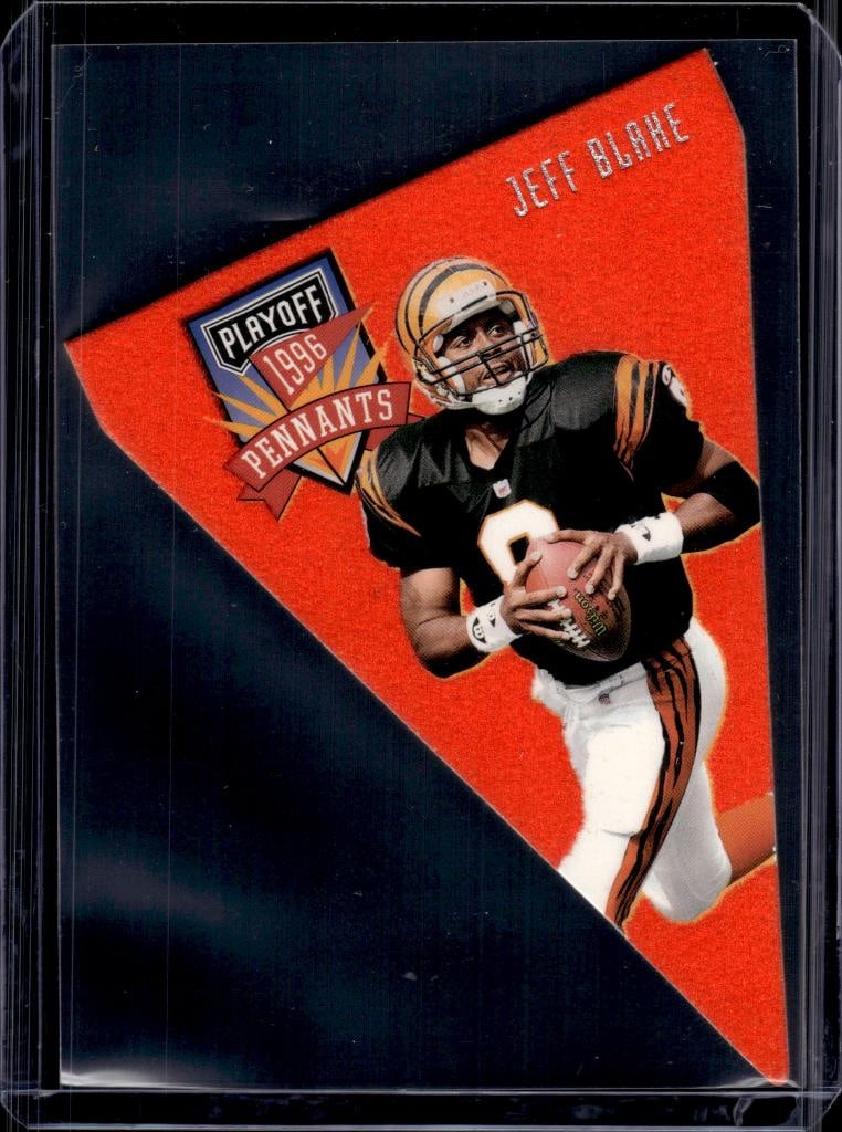 JEFF BLAKE 1996 PLAYOFF CONTENDERS PENNANTS INSERT: NEAR MINT OR BETTER CONDITION