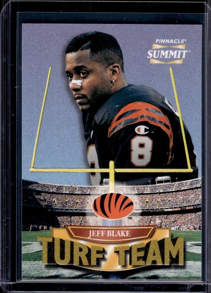 JEFF BLAKE 1996 PINNACLE SUMMIT TURF TEAM INSERT: 3510/4000. NEAR MINT OR BETTER CONDITION