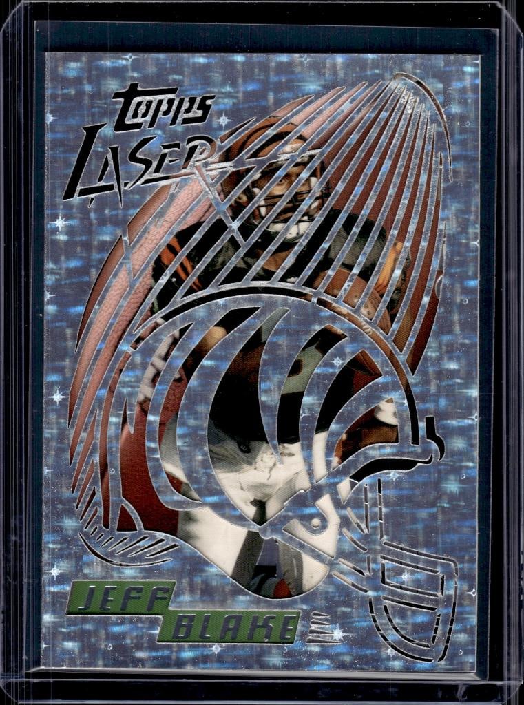 JEFF BLAKE 1996 TOPPS LASER SILVER HOLO DIE CUT INSERT: NEAR MINT OR BETTER CONDITION