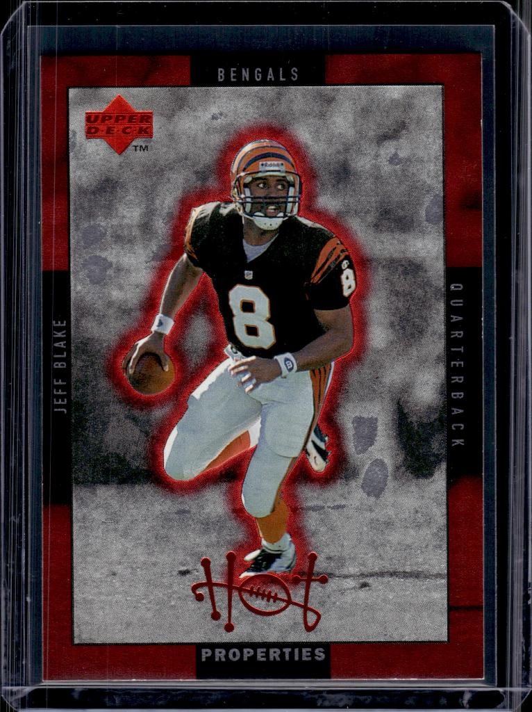 JEFF BLAKE STEVE MCNAIR 1996 UPPER DECK HOT PROPERTIES INSERT: NEAR MINT OR BETTER CONDITION