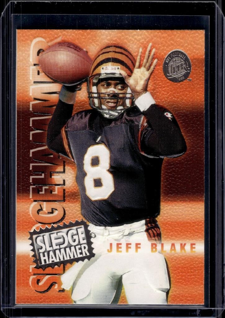 JEFF BLAKE 1996 FLEER ULTRA SLEDGE HAMMER INSERT: NEAR MINT OR BETTER CONDITION