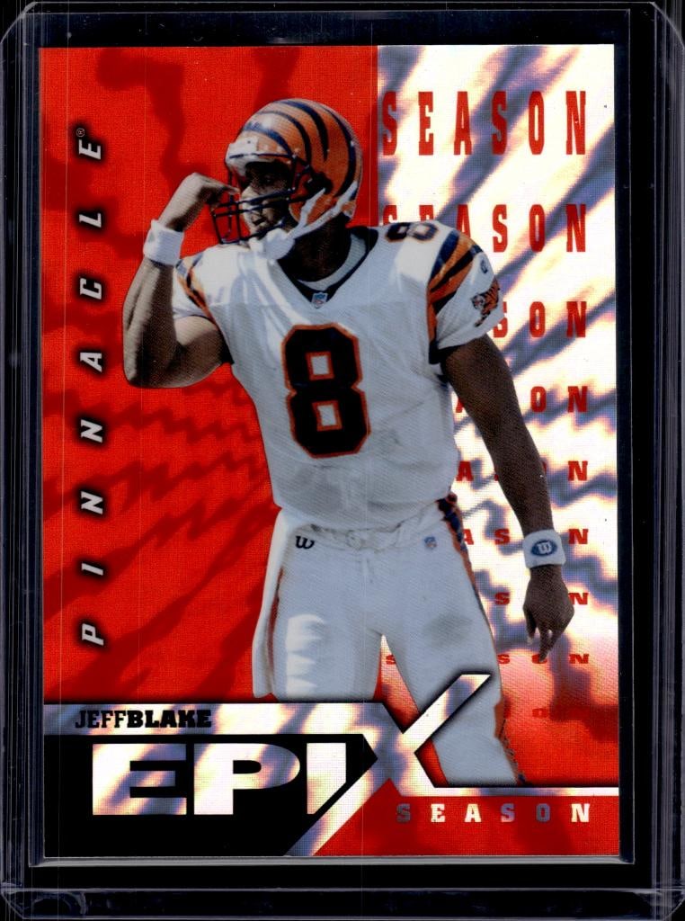 JEFF BLAKE 1997 PINNACLE EPIX SEASON ORANGE INSERT: NEAR MINT OR BETTER CONDITION