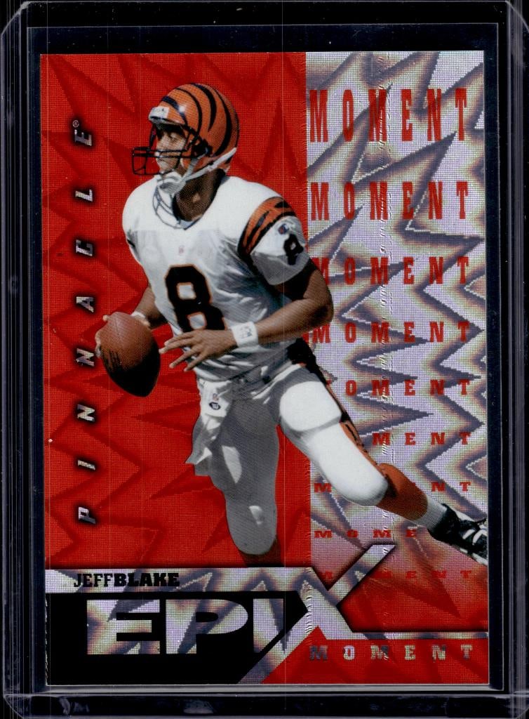 JEFF BLAKE 1997 PINNACLE EPIX MOMENT ORANGE INSERT: NEAR MINT OR BETTER CONDITION