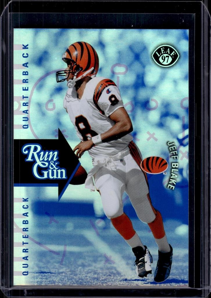 JEFF BLAKE KI-JANA CARTER 1997 LEAF RUN & GUN INSERT (1 of 1)