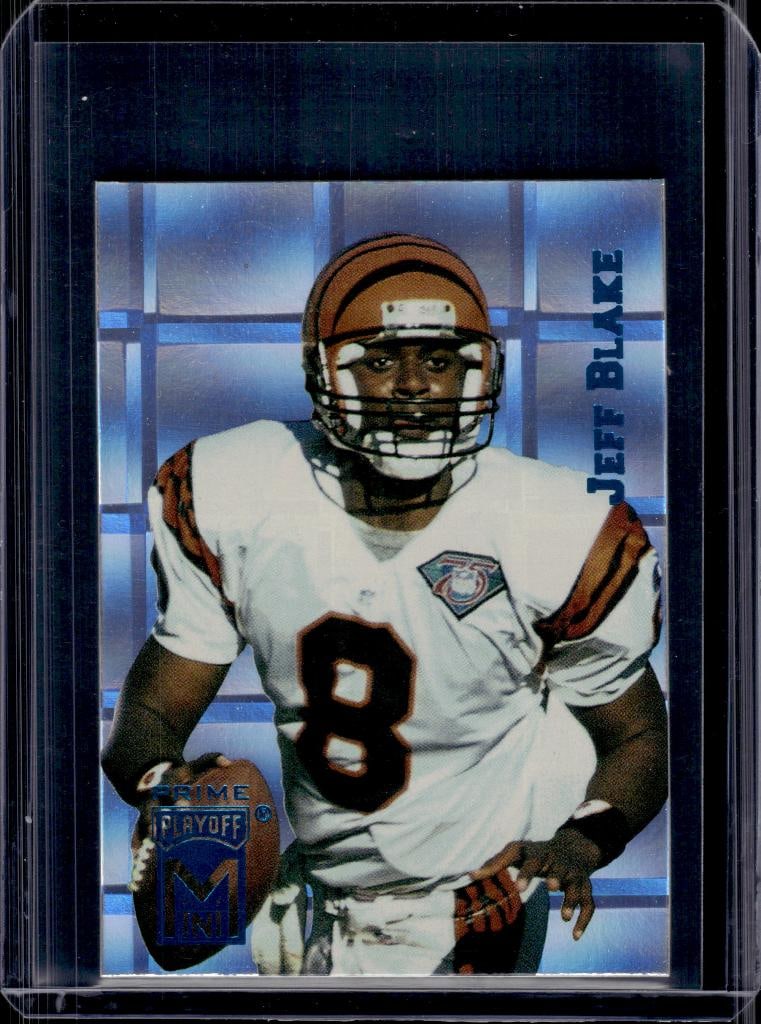 JEFF BLAKE 1995 PLAYOFF PRIME MINI HOLO ROOKIE CARD: NEAR MINT OR BETTER CONDITION