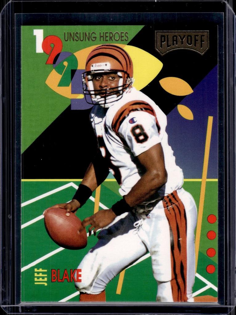 JEFF BLAKE 1995 PLAYOFF UNSUNG HEROES ROOKIE CARD: NEAR MINT OR BETTER CONDITION