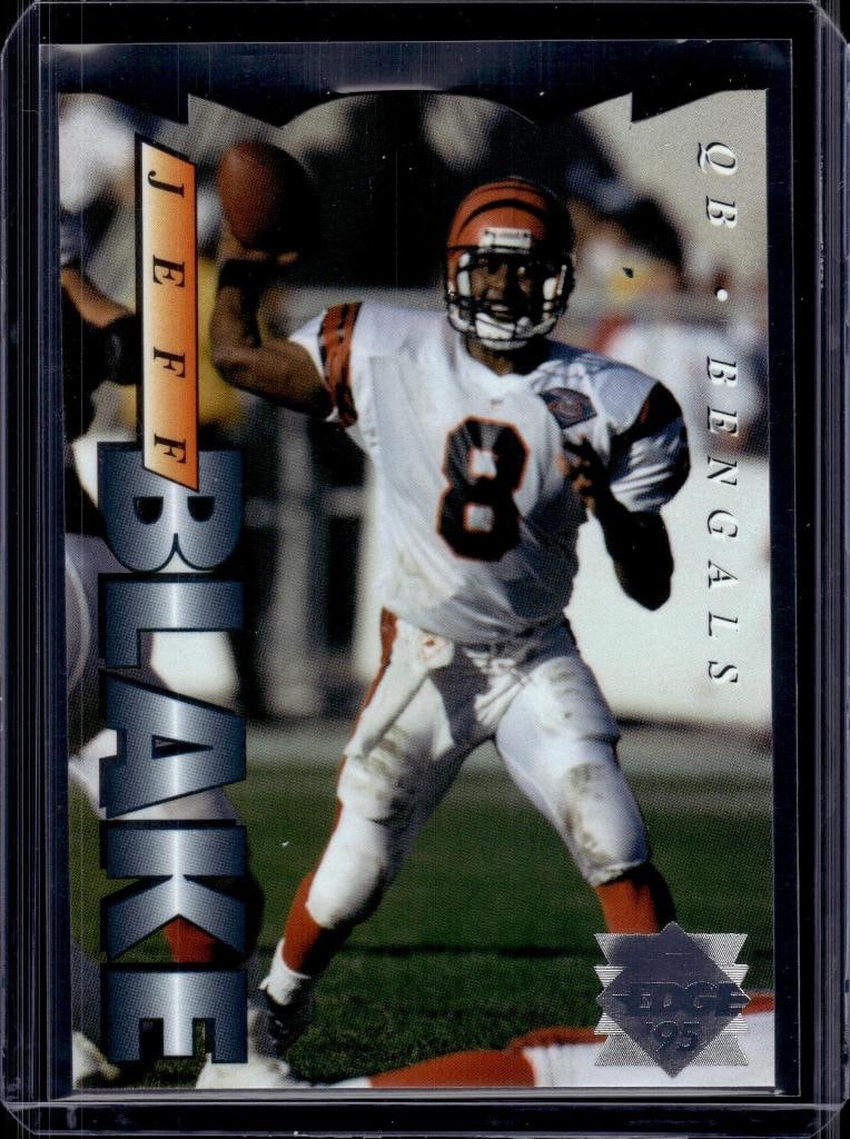 JEFF BLAKE 1995 COLLECTORS EDGE SILVER DIE CUT ROOKIE CARD: NEAR MINT OR BETTER CONDITION