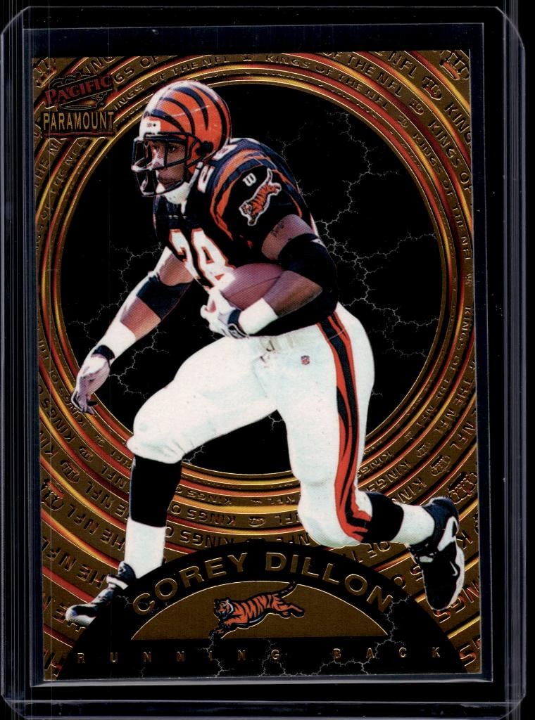 COREY DILLON 1998 PACIFIC PARAMOUNT KINGS OF THE NFL INSERT: NEAR MINT OR BETTER CONDITION