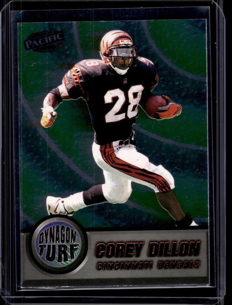 COREY DILLON 1998 PACIFIC DYNAGON TURF INSERT: NEAR MINT OR BETTER CONDITION