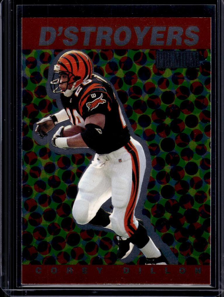 COREY DILLON 1998 STADIUM CLUB D'STROYERS INSERT: NEAR MINT OR BETTER CONDITION