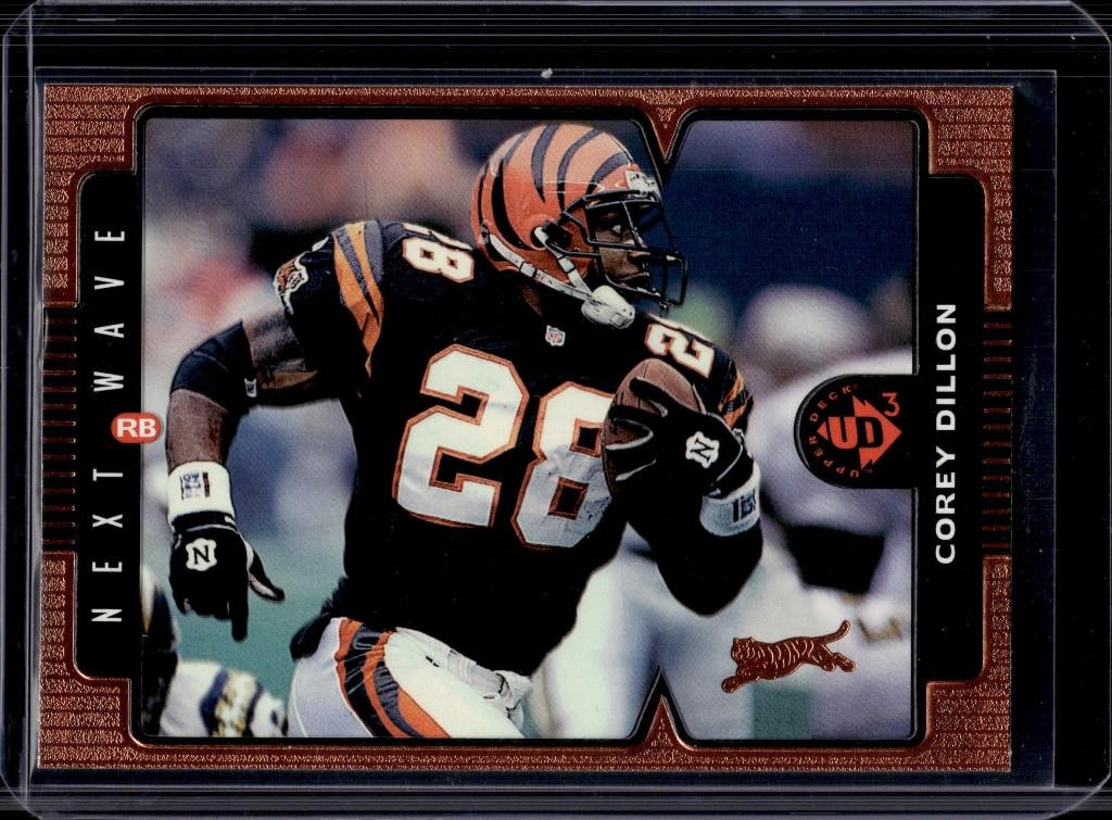 COREY DILLON 1998 UPPER DECK UD3 BRONZE: NEAR MINT OR BETTER CONDITION