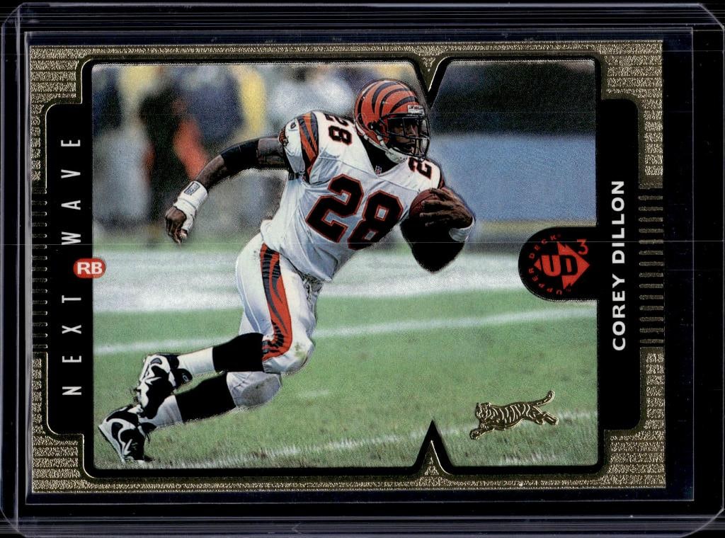 COREY DILLON 1998 UPPER DECK UD3 GOLD: NEAR MINT OR BETTER CONDITION