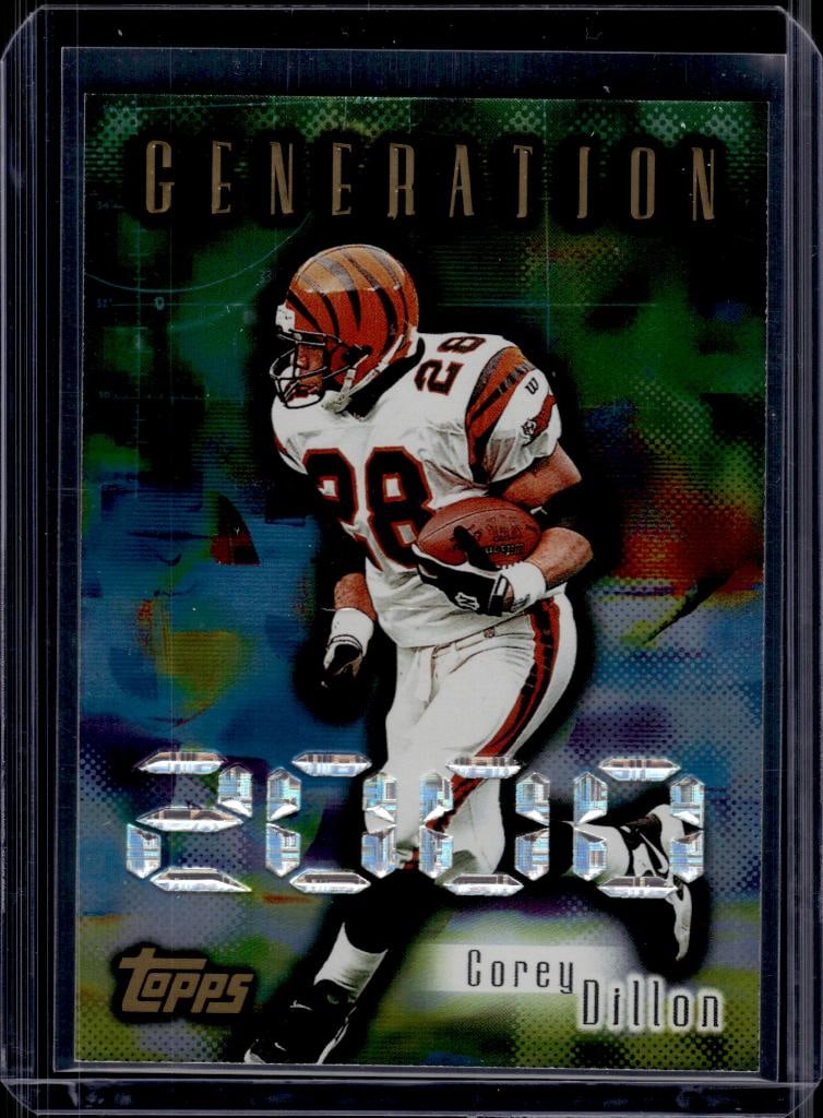 COREY DILLON 1998 TOPPS GENERATION 2000: NEAR MINT OR BETTER CONDITION