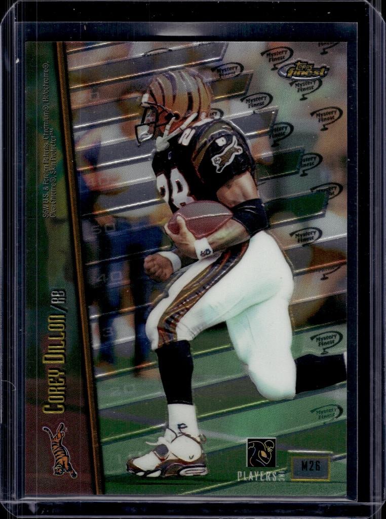 COREY DILLON 1998 TOPPS MYSTERY FINEST DUAL: NEAR MINT OR BETTER CONDITION