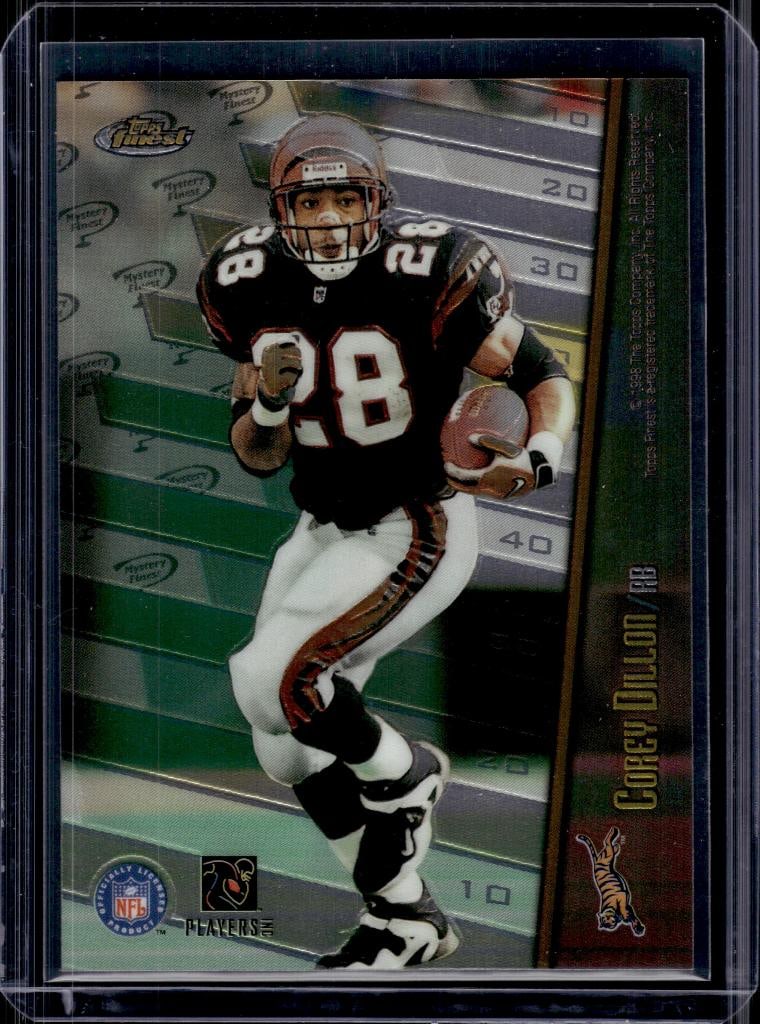 COREY DILLON TIM BROWN 1998 TOPPS FINEST MYSTERY DUALS: NEAR MINT OR BETTER CONDITION