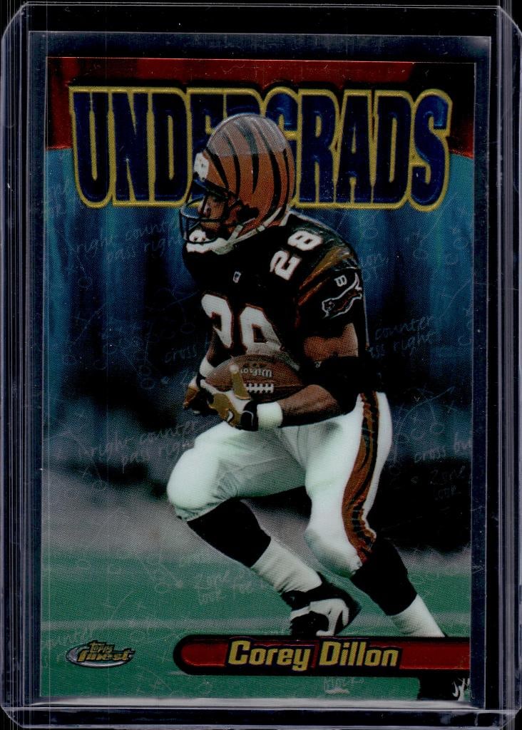 COREY DILLON 1998 TOOPS FINEST UNDERGRADS INSERT: NEAR MINT OR BETTER CONDITION