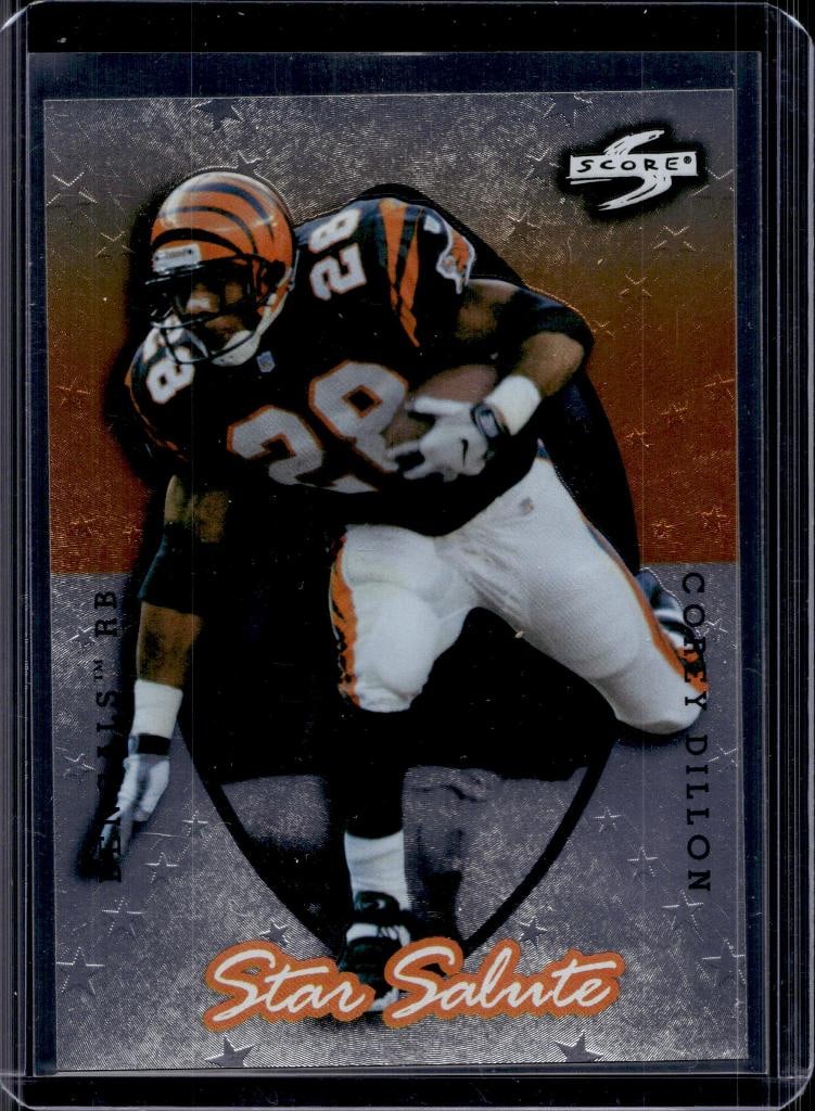 COREY DILLON 1998 SCORE STAR SALUTE INSERT: NEAR MINT OR BETTER CONDITION