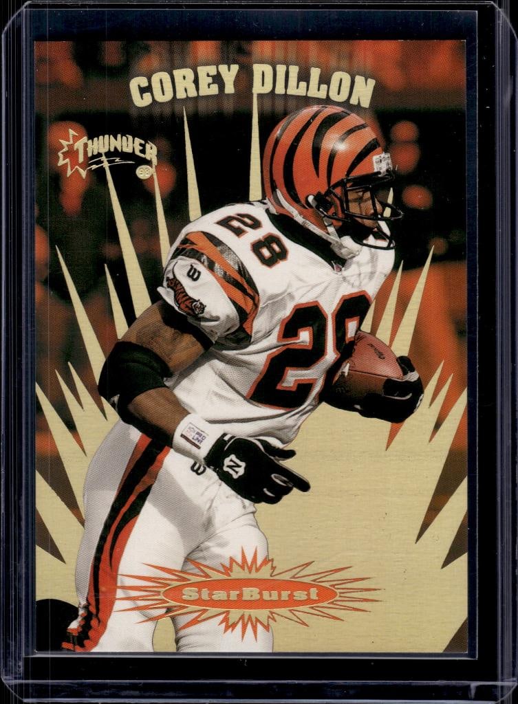 COREY DILLON 1998 SKYBOX THUNDER STARBURST INSERT: NEAR MINT OR BETTER CONDITION