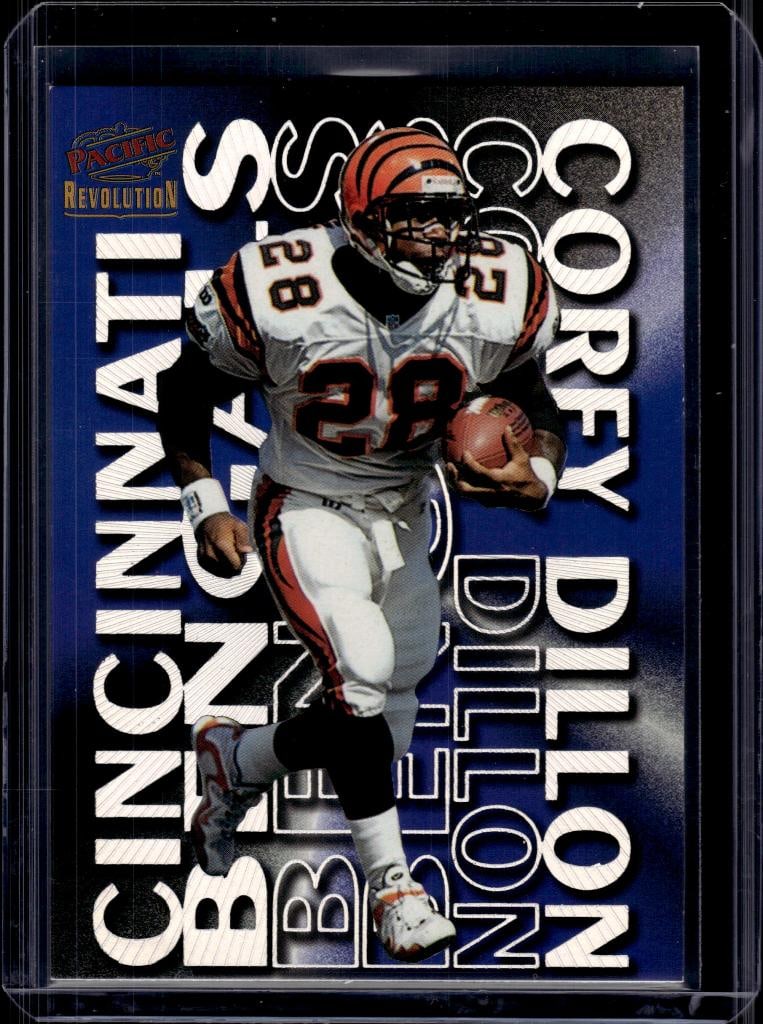 COREY DILLON 1998 PACIFIC REVOLUTION SHOWSTOPPERS INSERT: NEAR MINT OR BETTER CONDITION