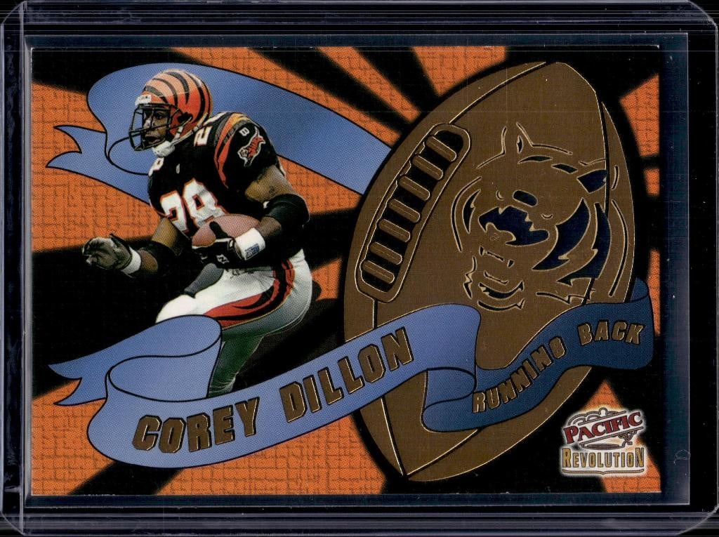 COREY DILLON 1998 PACIFIC PARAMOUNT PRIME TIME PERFORMERS INSERT: NEAR MINT OR BETTER CONDITION