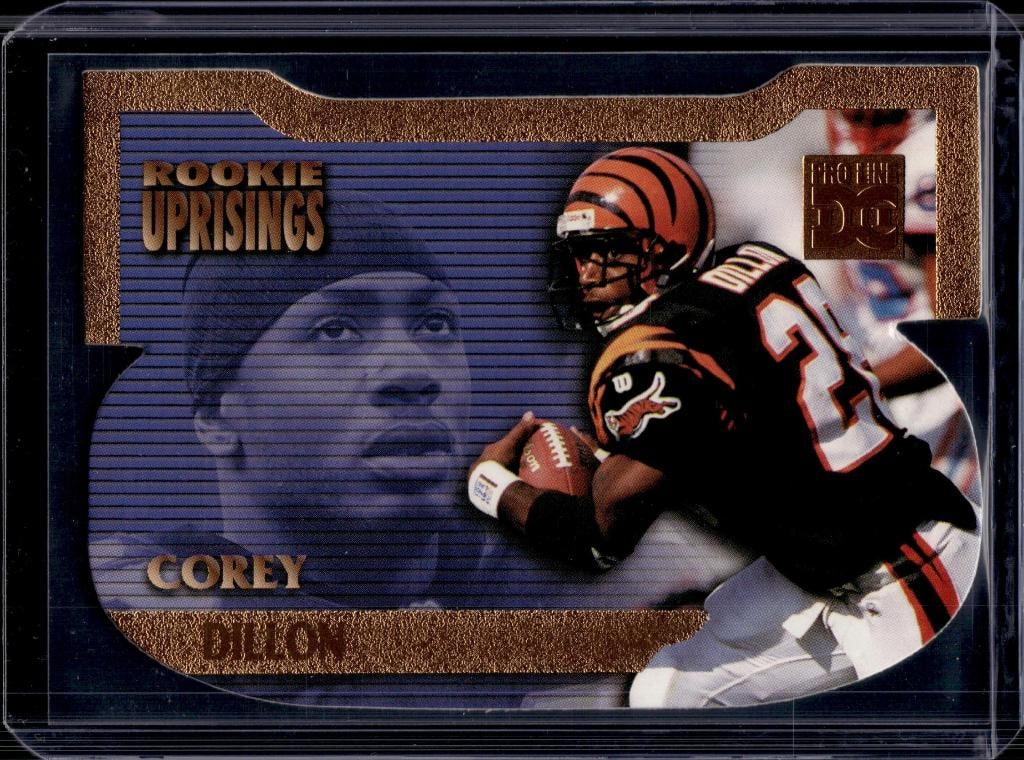 COREY DILLON 1997 SCOREBOARD ROOKIE UPRISINGS ROOKIE CARD: NEAR MINT OR BETTER CONDITION