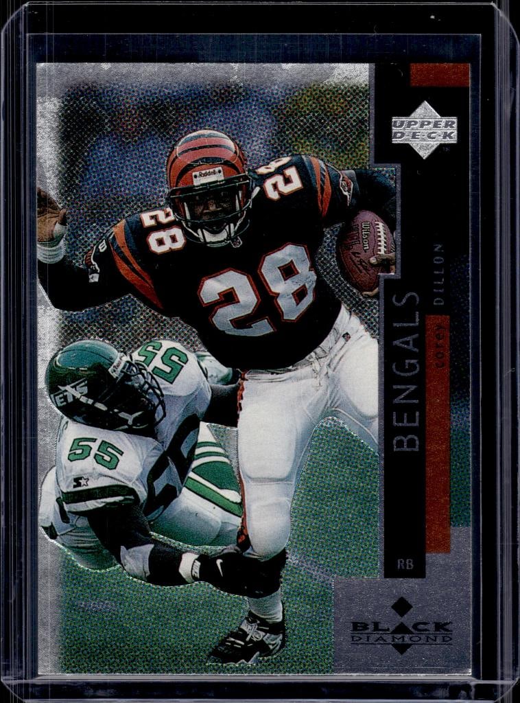COREY DILLON 1997 UPPER DECK BLACK DIAMOND ROOKIE CARD (1 of 1)