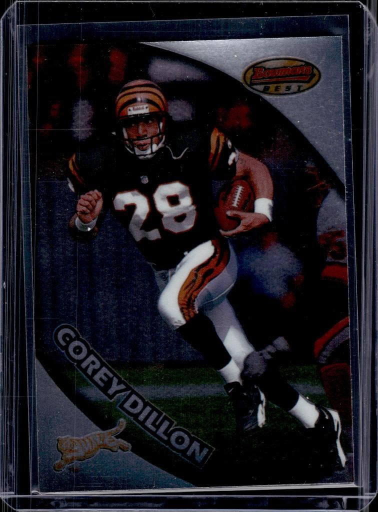 COREY DILLON 1997 BOWMANS BEST ROOKIE CARD: NEAR MINT OR BETTER CONDITION