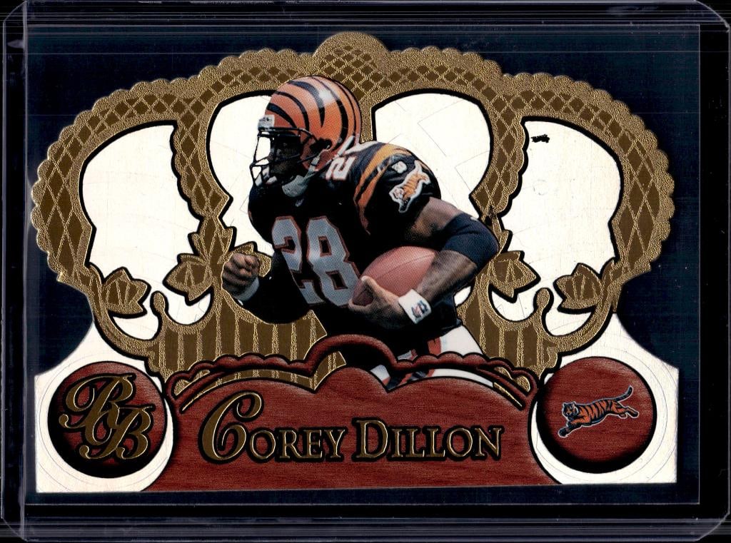 COREY DILLON 1997 PACIFIC CROWN ROYALE ROOKIE CARD: NEAR MINT OR BETTER CONDITION
