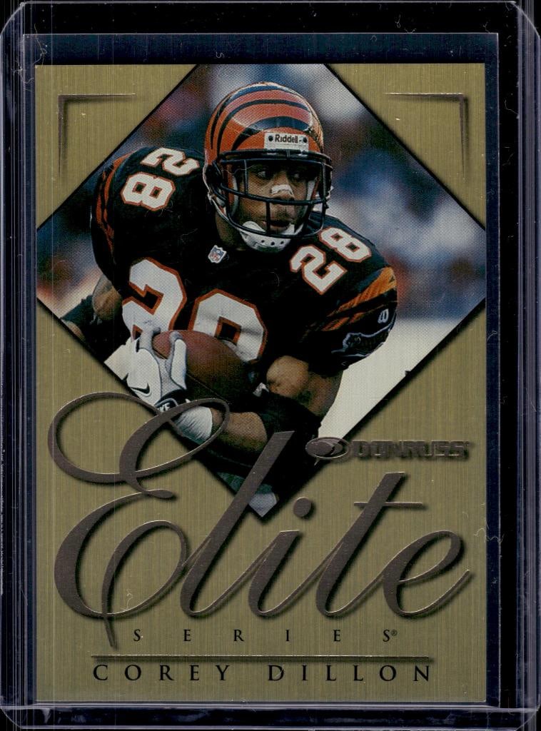 COREY DILLON 1998 DONRUSS ELITE SERIES PROMO INSERT: 1/2500. NEAR MINT OR BETTER CONDITION