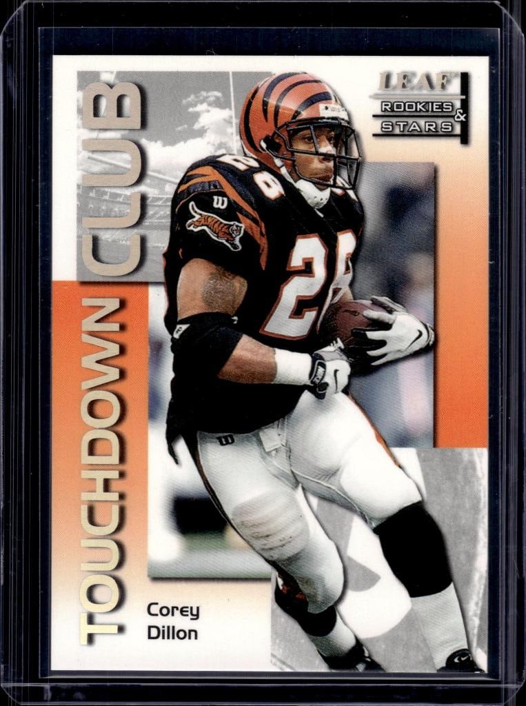 COREY DILLON 1998 LEAF ROOKIES & STARS TOUCHDOWN CLUB INSERT (1 of 1)