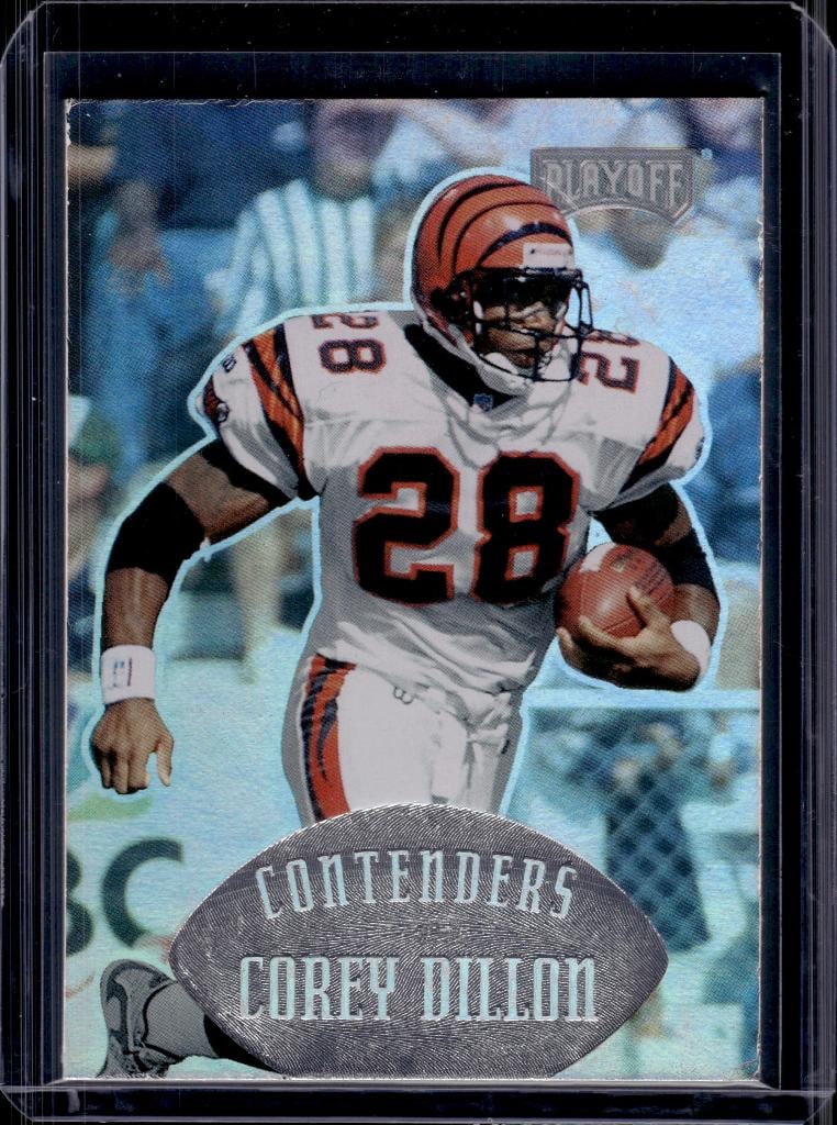 COREY DILLON 1997 PLAYOFF CONTENDERS ROOKIE CARD: NEAR MINT OR BETTER CONDITION