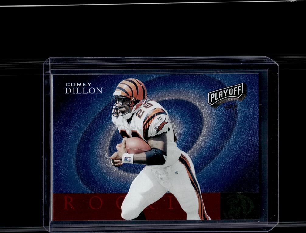 COREY DILLON 1997 PLAYOFF ROOKIE CARD: NEAR MINT OR BETTER CONDITION
