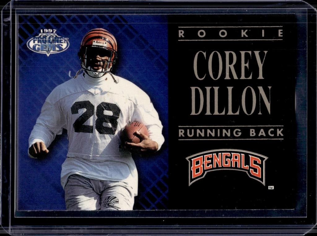 COREY DILLON 1997 PRO LINE IMAGES ROOKIE CARD: NEAR MINT OR BETTER CONDITION
