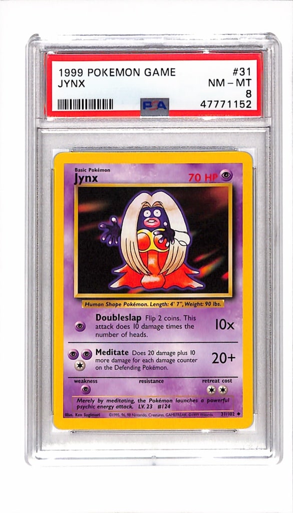 JYNX 1999 POKEMON BASE SET PSA GRADED (1 of 1)