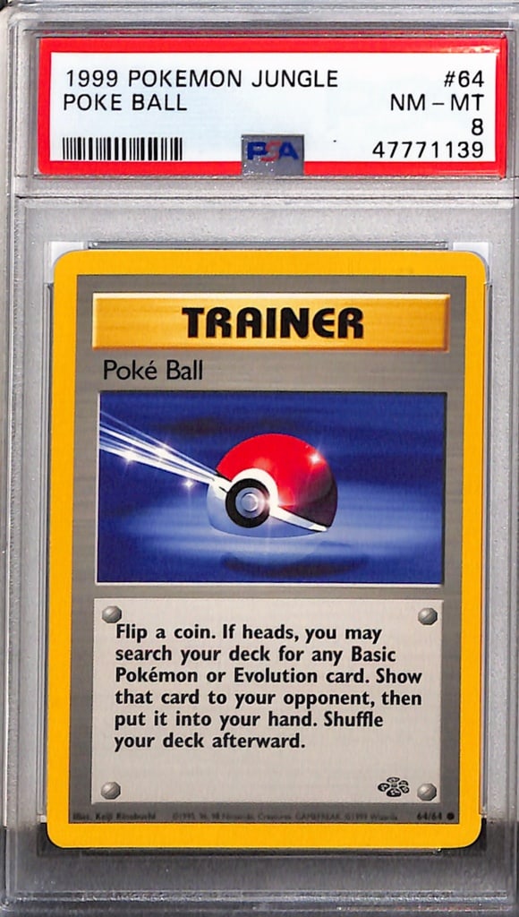 POKE BALL 1999 POKEMON JUNGLE PSA GRADED (1 of 1)