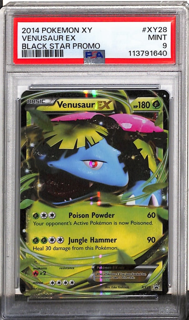 VENUSAUR EX 2014 POKEMON XY BLACK STAR PROMO PSA GRADED (1 of 1)