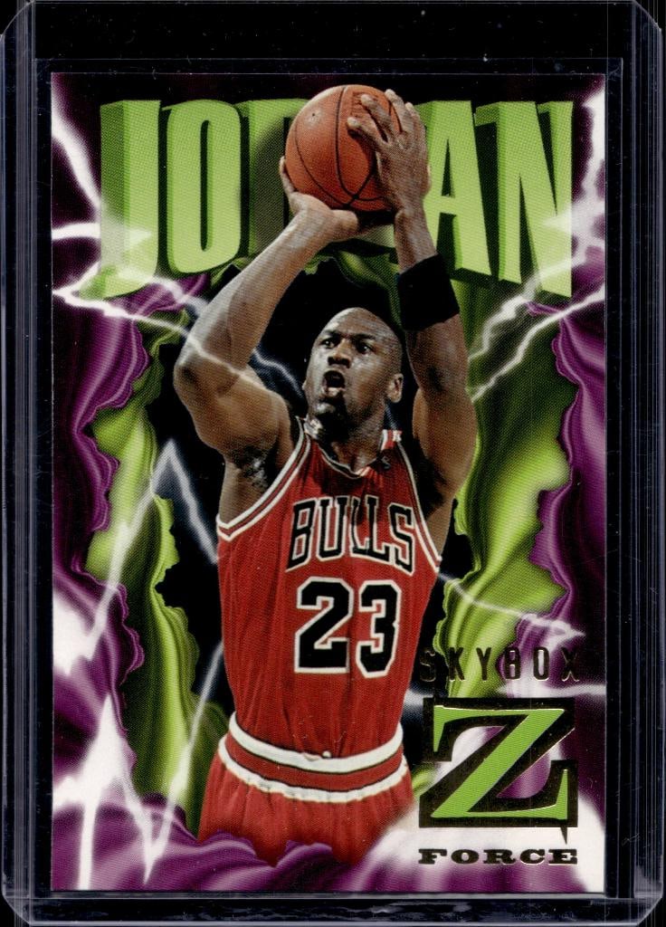 MICHAEL JORDAN 1996-97 SKYBOX Z-FORCE: NEAR MINT OR BETTER CONDITION