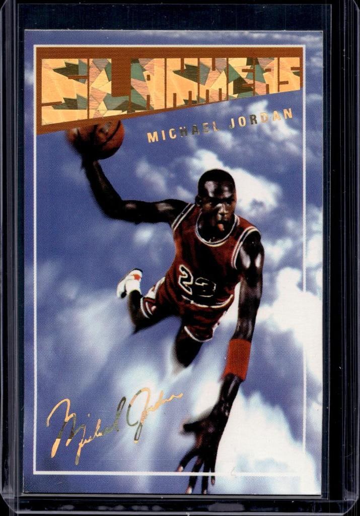 MICHAEL JORDAN 1993 SLAMMERS MILK CAPS PROMO CARD: NEAR MINT OR BETTER CONDITION