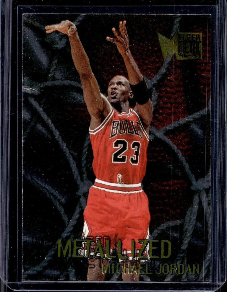 MICHAEL JORDAN 1996-97 FLEER METAL METALLIZED: NEAR MINT OR BETTER CONDITION