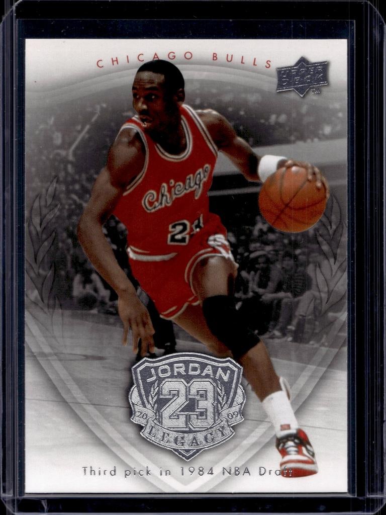 MICHAEL JORDAN 2009-10 UPPER DECK LEGACY SILVER #3 DRAFT PICK: NEAR MINT OR BETTER CONDITION