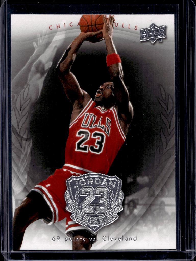 MICHAEL JORDAN 2009-10 UPPER DECK LEGACY SILVER 69 POINTS VS CLEVELAND: NEAR MINT OR BETTER CONDITION