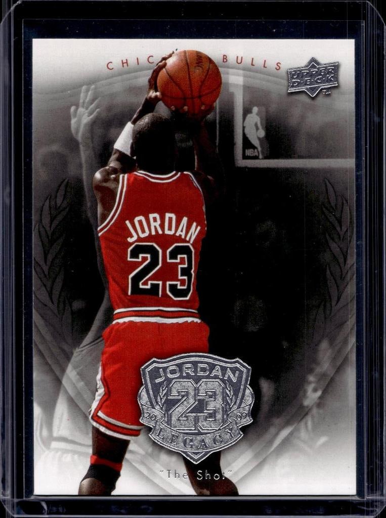 MICHAEL JORDAN 2009-10 UPPER DECK LEGACY SILVER THE SHOT: NEAR MINT OR BETTER CONDITION