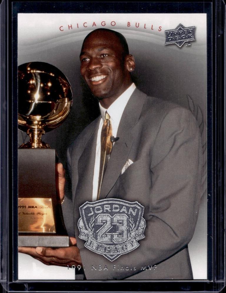 MICHAEL JORDAN 2009-10 UPPER DECK LEGACY SILVER 1991 FINALS MVP (1 of 1)