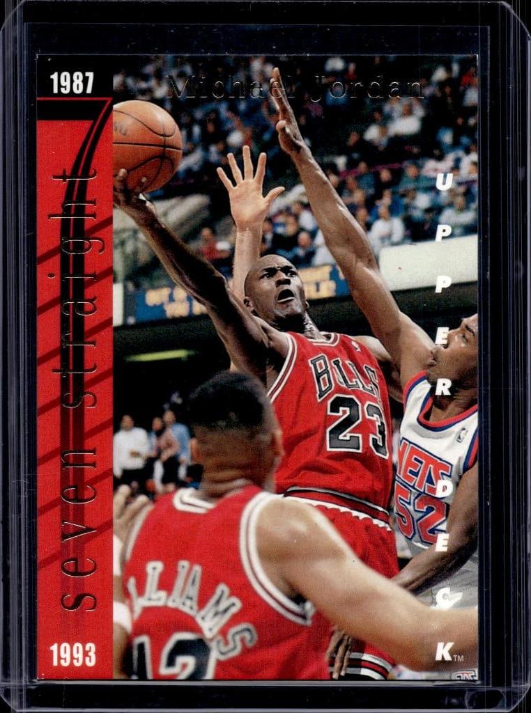 MICHAEL JORDAN WILT CHAMBERLAIN 1993-94 UPPER DECK SCORING TITLES SP: NEAR MINT OR BETTER CONDITION