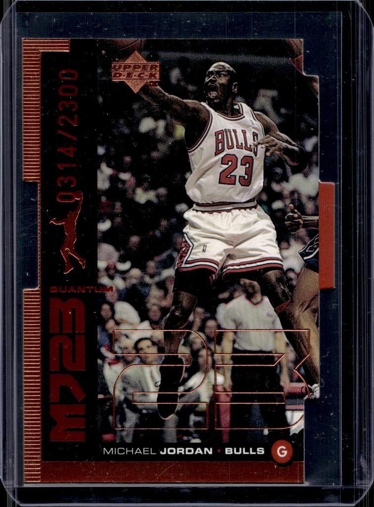 MICHAEL JORDAN 1999-00 UPPER DECK MJ23 BRONZE QUANTUM #M22: 314/2300. NEAR MINT OR BETTER CONDITION