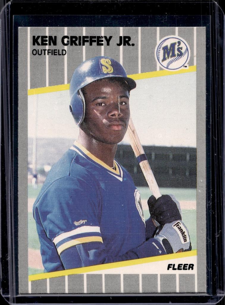 KEN GRIFFEY JR 1989 FLEER ROOKIE CARD: NEAR MINT OR BETTER CONDITION