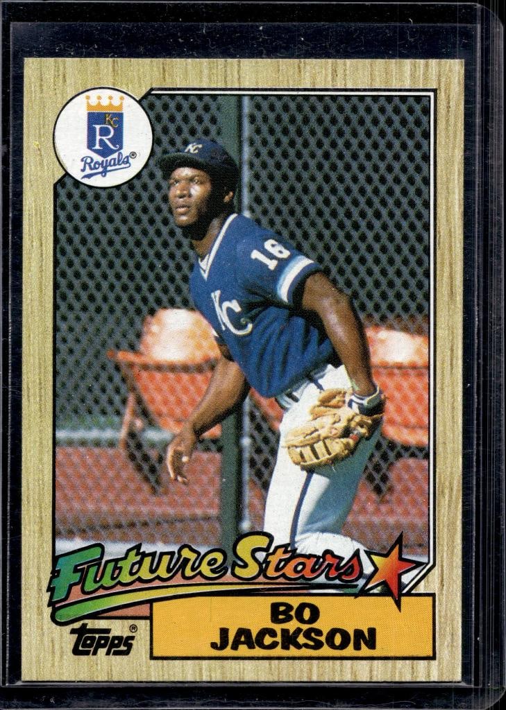 BO JACKSON 1987 TOPPS ROOKIE CARD: NEAR MINT OR BETTER CONDITION